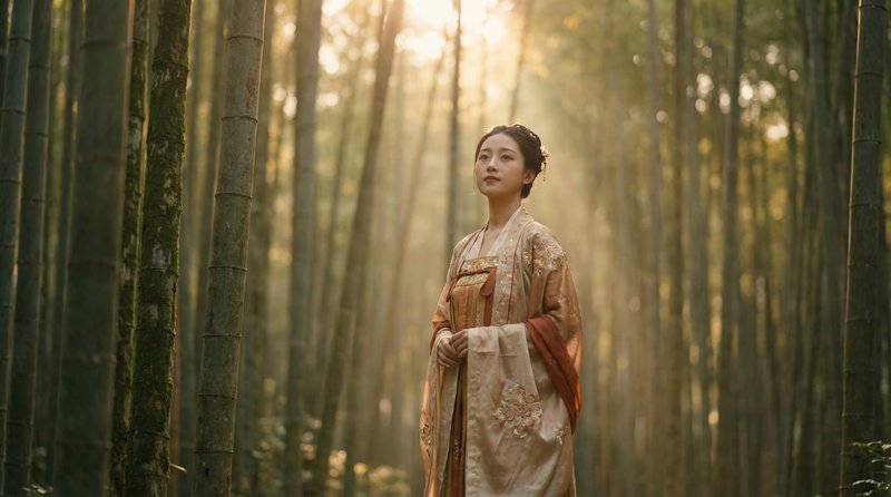 精选探花古风汉服写真视频